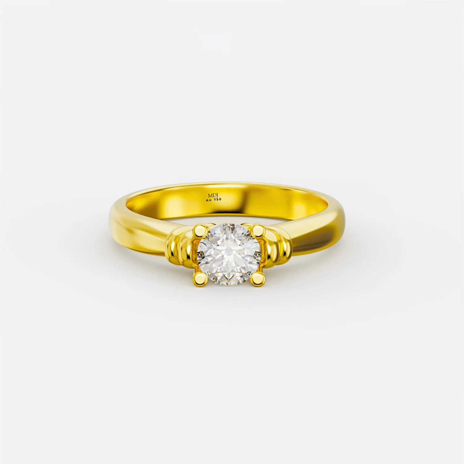 Nhẫn Vàng Nữ 14K Đá Ruby NNU162