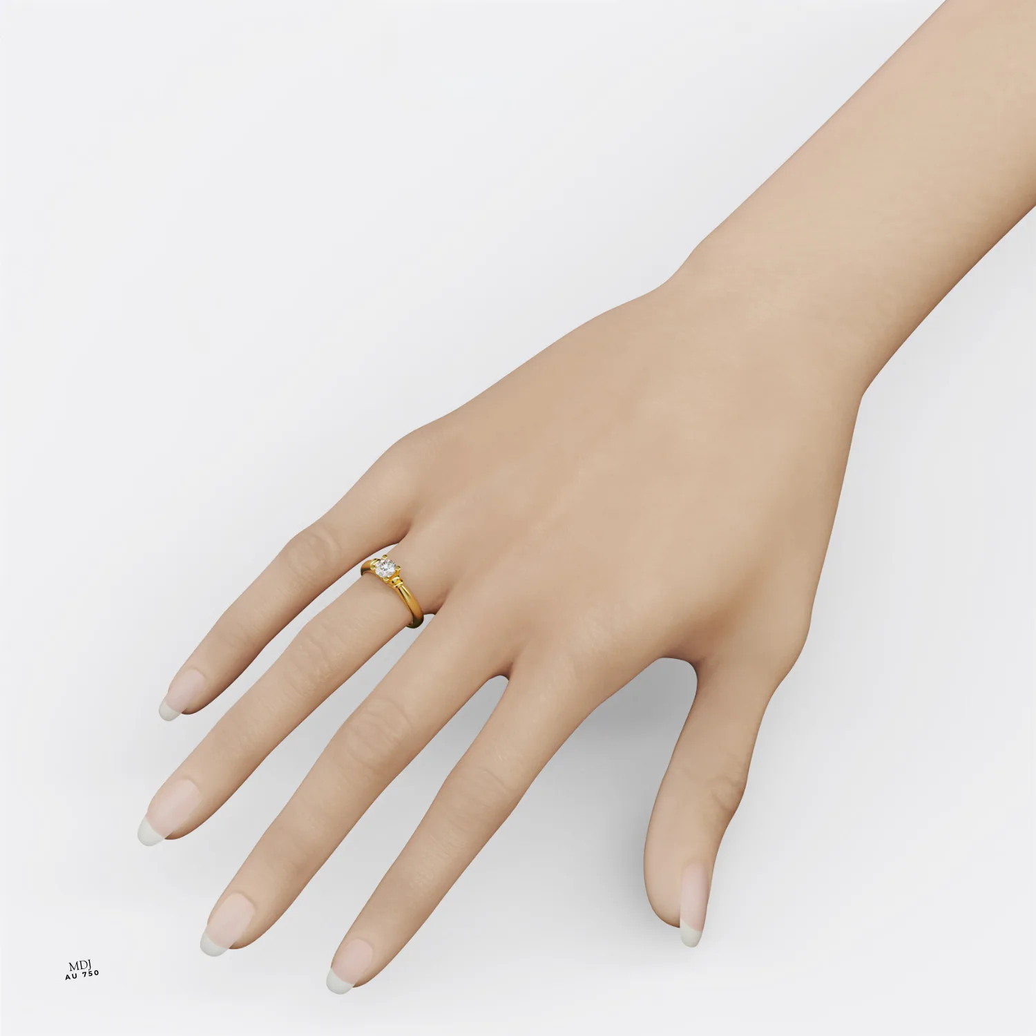 Nhẫn Vàng Nữ 14K Đá Ruby NNU162