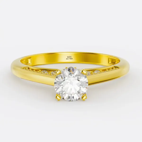 Nhẫn cầu hôn Gold 14K NNU238