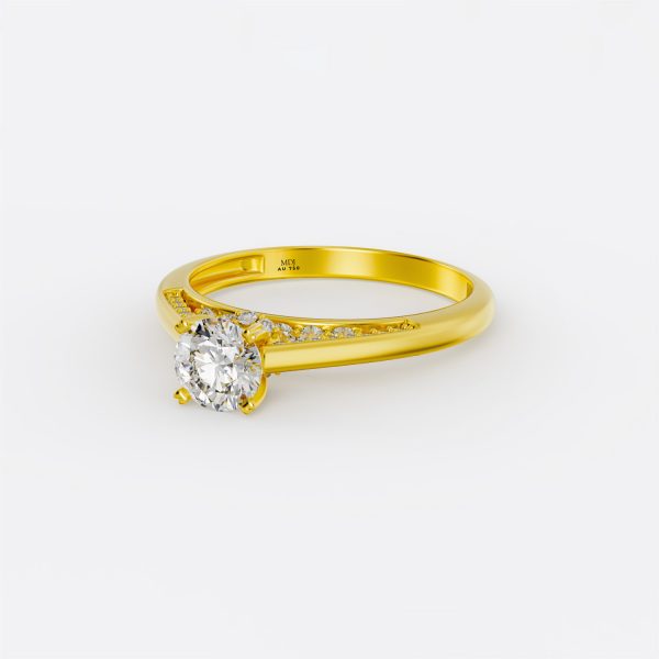 Nhẫn cầu hôn Gold 14K NNU238