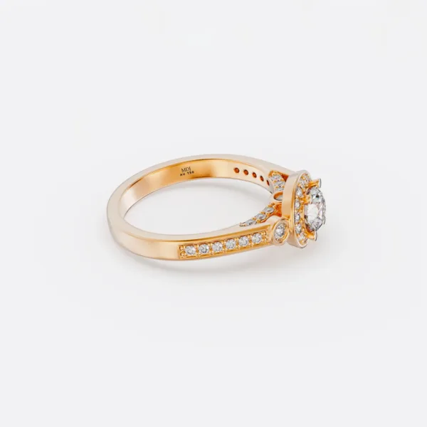 Nhẫn Nữ Vàng Trắng MDJ NNU85