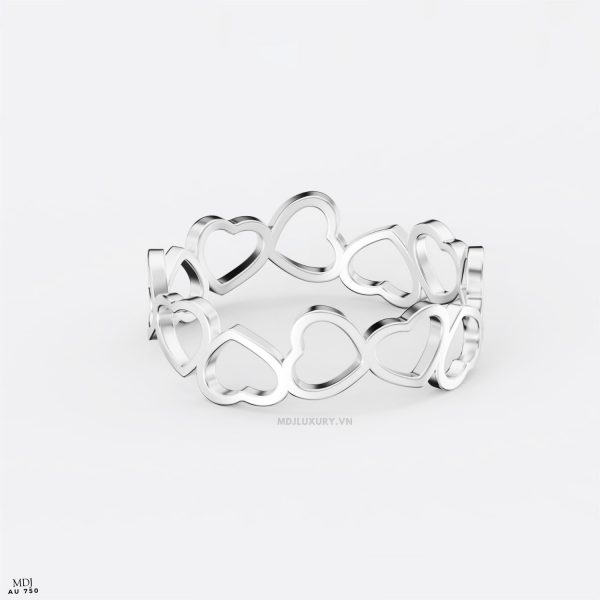 Nhẫn Đính Hôn Trái Tim Cao Cấp NNU169