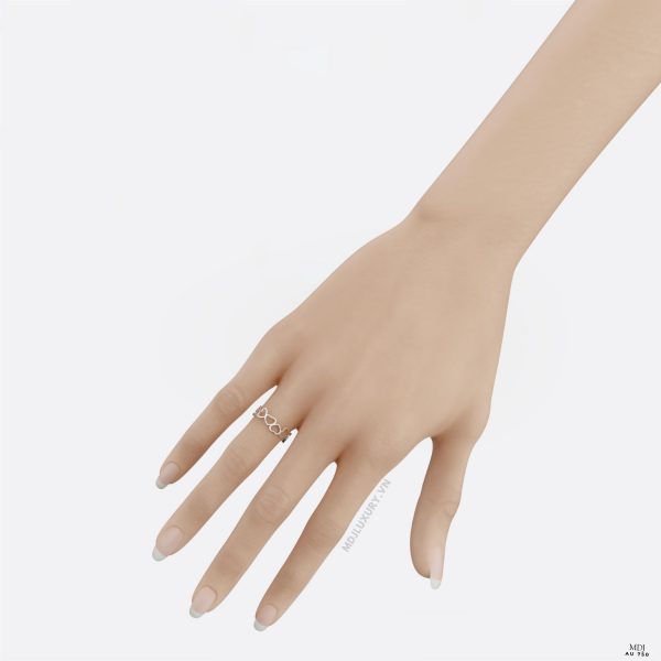 Nhẫn Đính Hôn Trái Tim Cao Cấp NNU169