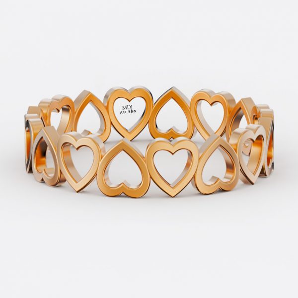 Nhẫn cầu hôn vàng tây Au 750 nữ cao cấp - NNU242