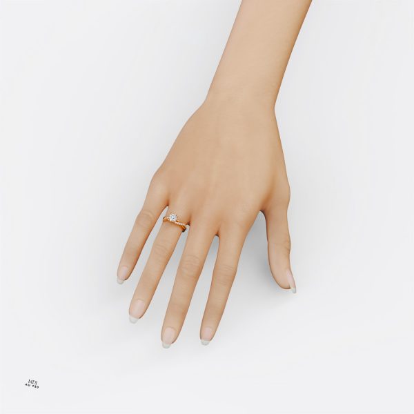 Nhẫn Vàng Nữ Vàng Trắng Hà Nội MDJ NNU95