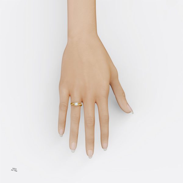 Nhẫn Vàng Nữ Vàng Trắng Hà Nội MDJ NNU95