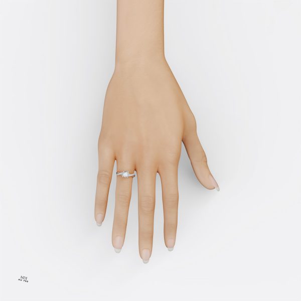 Nhẫn Vàng Nữ Vàng Trắng Hà Nội MDJ NNU95