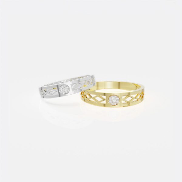 Nhẫn cưới MDJ Kim Cương NC110