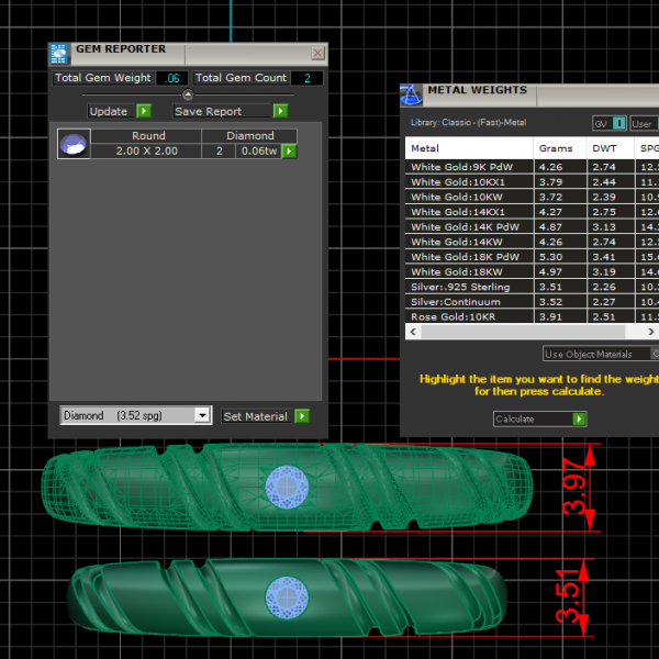 Nhẫn cưới kim cương NC51