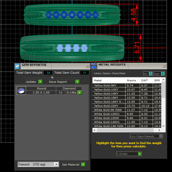 Nhẫn cưới kim cương cao cấp - NC79