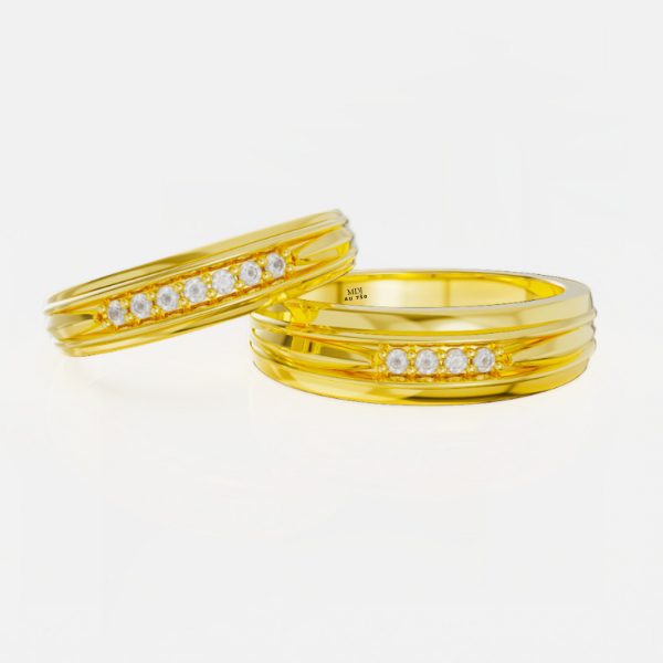 Nhẫn cưới kim cương cao cấp - NC79