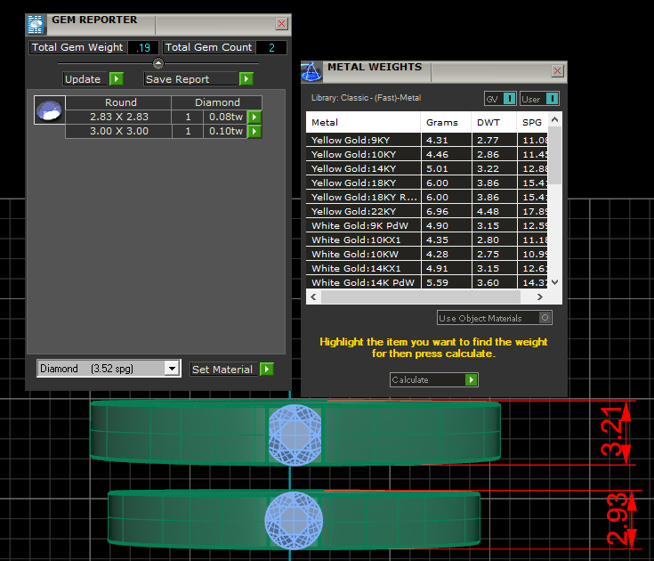 Nhẫn cưới đẹp vàng tây NC87