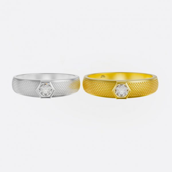 Nhẫn cưới vàng tây MDJ NC94