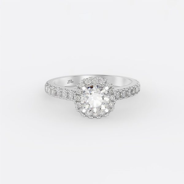 Nhẫn Đính Hôn vàng nữ đá ruby MDJ NNU124