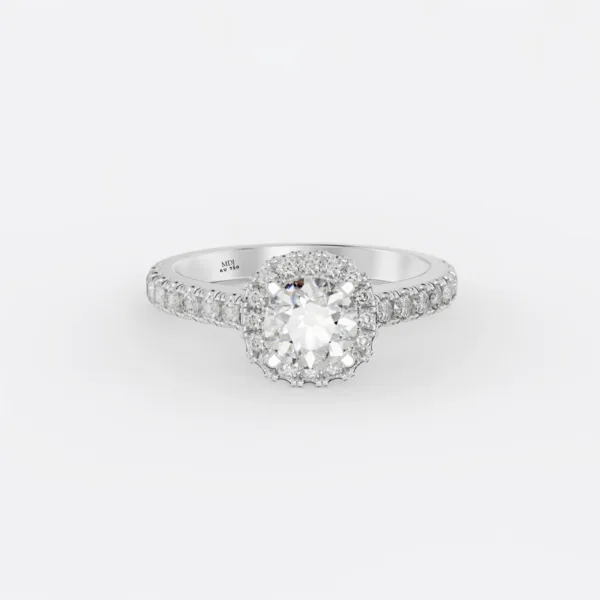 Nhẫn Đính Hôn vàng nữ đá ruby MDJ NNU124