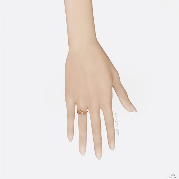 Nhẫn Đính Hôn Trái tim MDJ NNU133