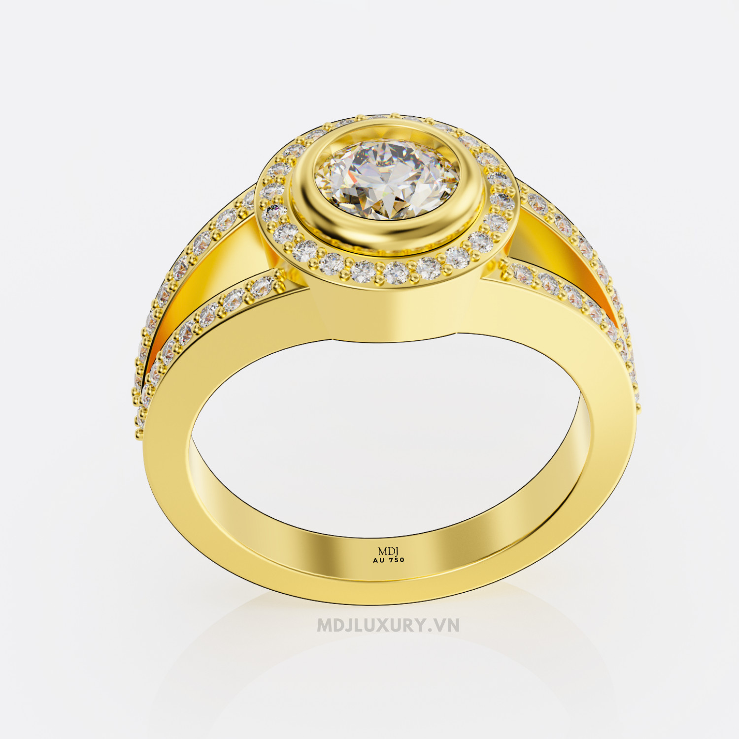 Nhẫn nữ vàng tây 10K NNU17