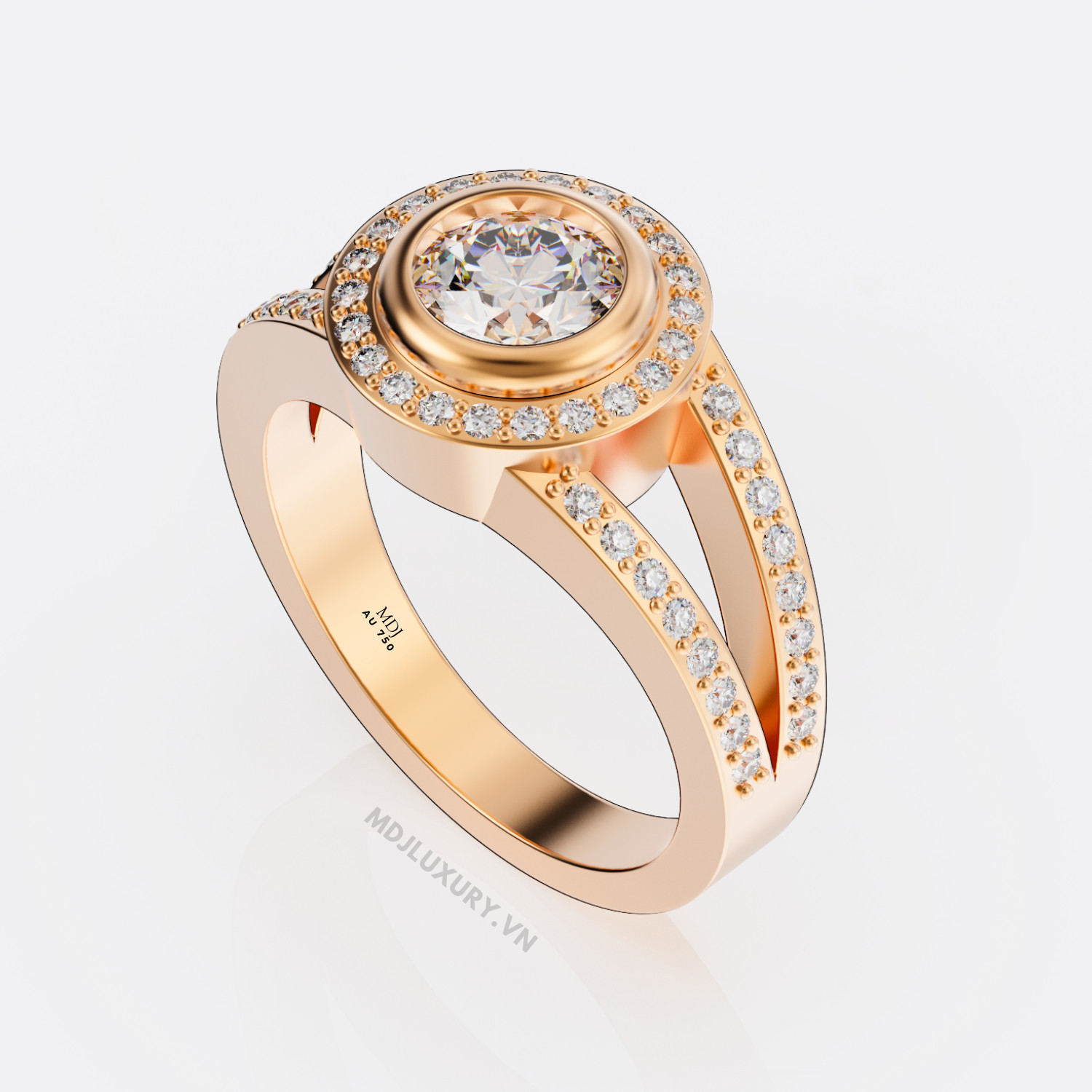 Nhẫn nữ vàng tây 10K NNU17