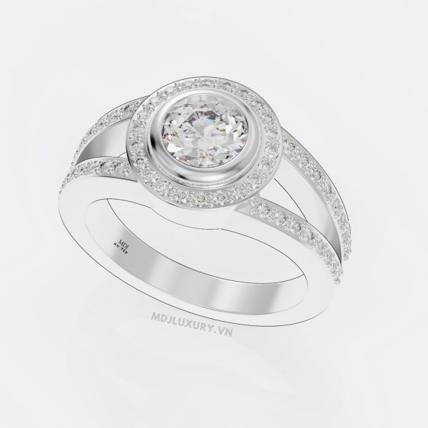 Nhẫn nữ vàng tây 10K NNU17