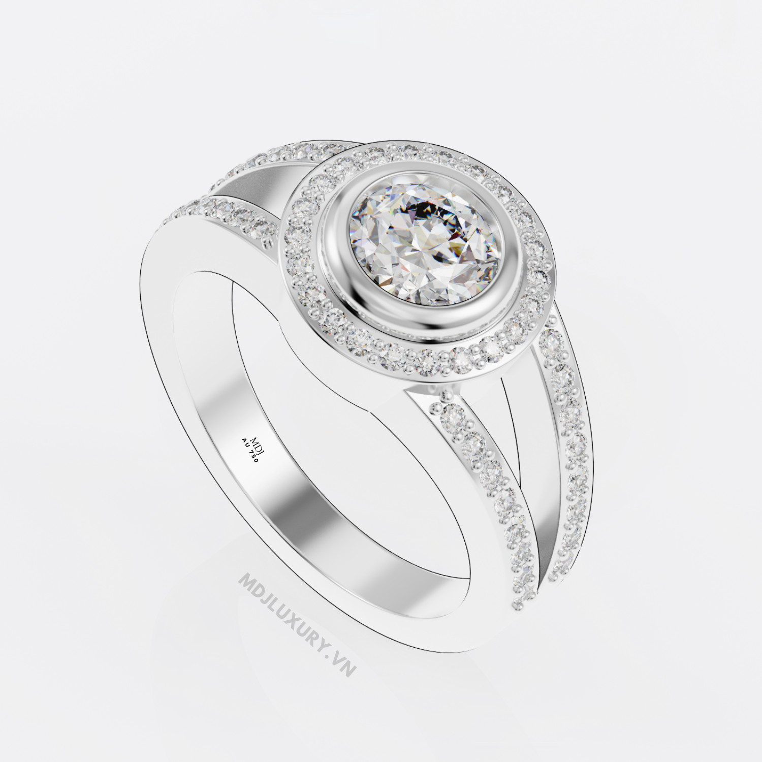 Nhẫn nữ vàng tây 10K NNU17