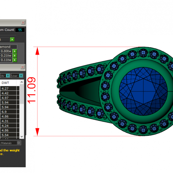 Nhẫn nữ vàng tây 10K NNU17