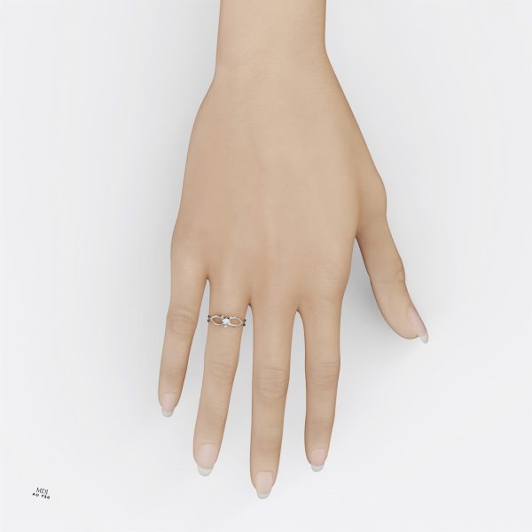 Nhẫn cầu hôn trái tim NNU25