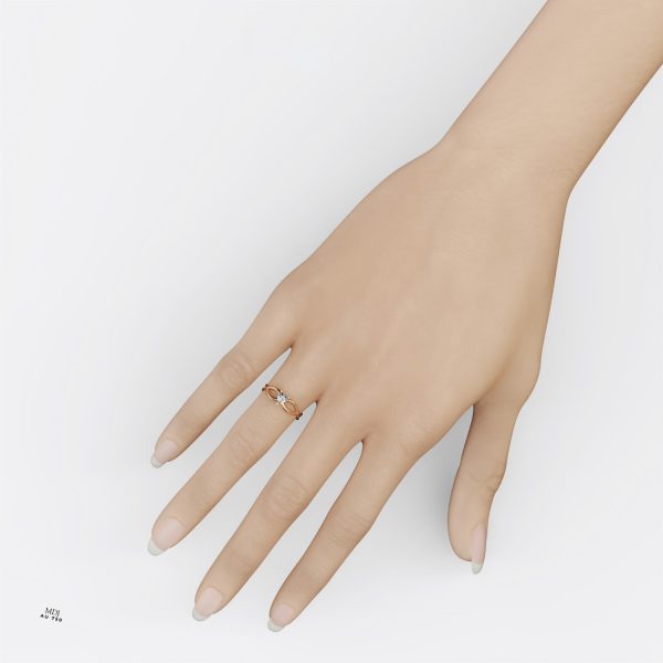 Nhẫn cầu hôn trái tim NNU25