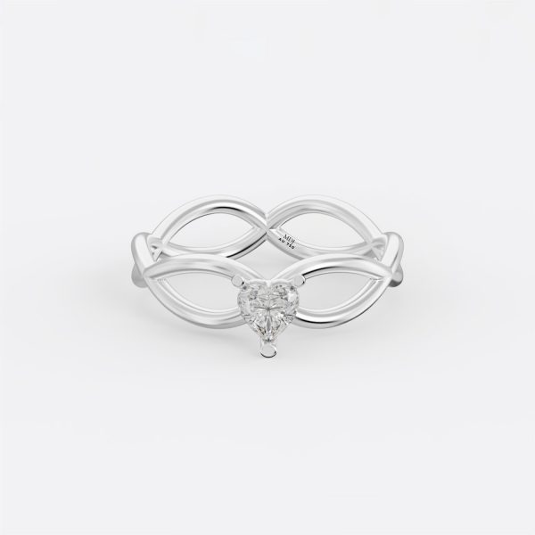 Nhẫn cầu hôn trái tim NNU25