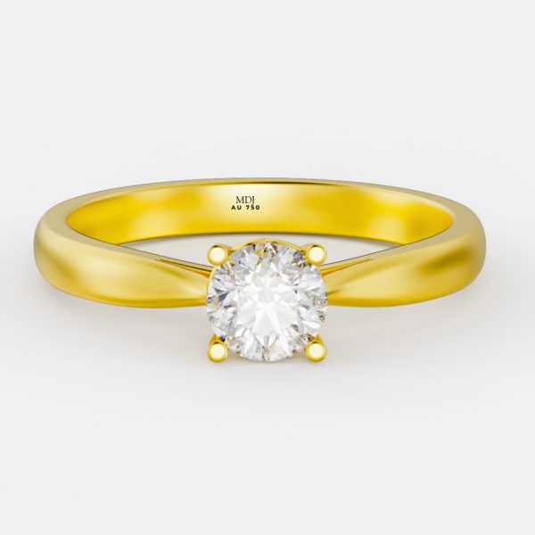 Nhẫn Cầu Hôn Vàng Trắng Hà Nội  MDJ NNU110