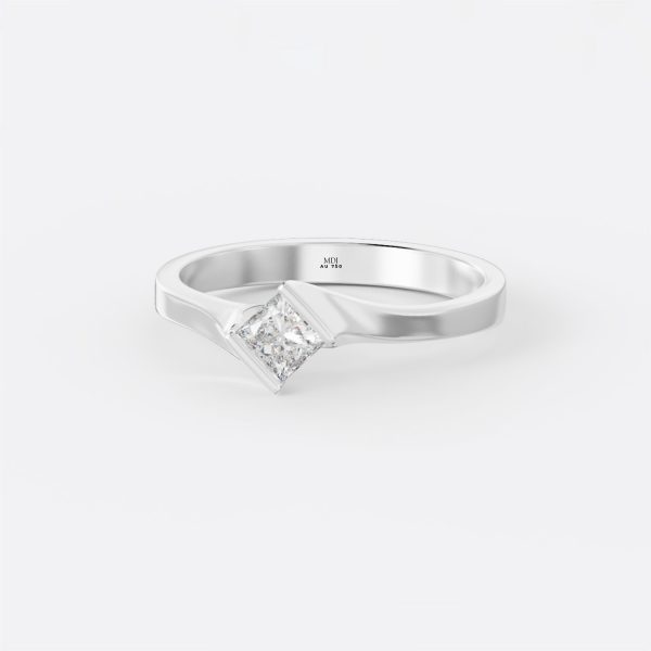 Nhẫn cầu hôn vàng tây MDJ NNU111