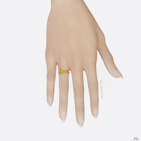 Nhẫn Đính Hôn Trái Tim Ruby vàng trắng MDJ NNU141