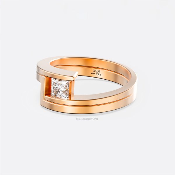 Nhẫn Nữ Đá Vuông MDJ NNU143