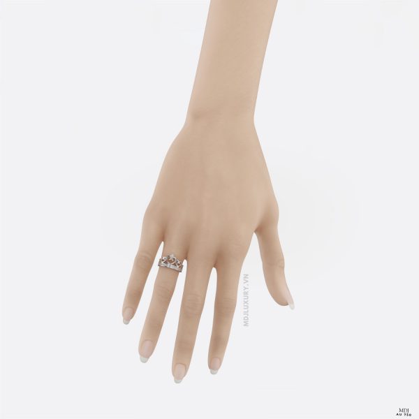 Nhẫn Vàng Nữ 18K Hà Nội Cao Cấp NNU175