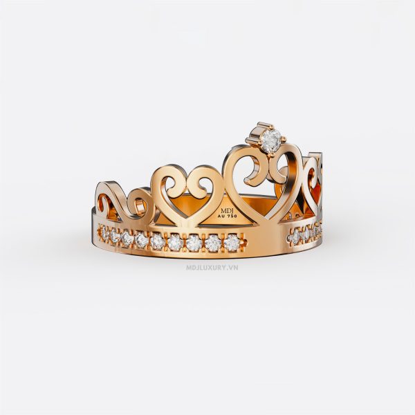 Nhẫn Vàng Nữ 18K Hà Nội Cao Cấp NNU175