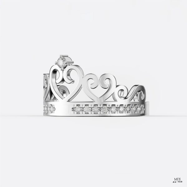 Nhẫn Vàng Nữ 18K Hà Nội Cao Cấp NNU175