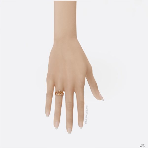 Nhẫn Vàng Nữ 18K Hà Nội Cao Cấp NNU175