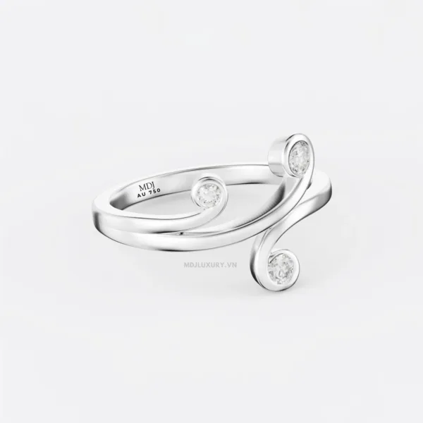 Nhẫn Nữ Vàng 18K - Nhẫn Nữ đẹp NNU61