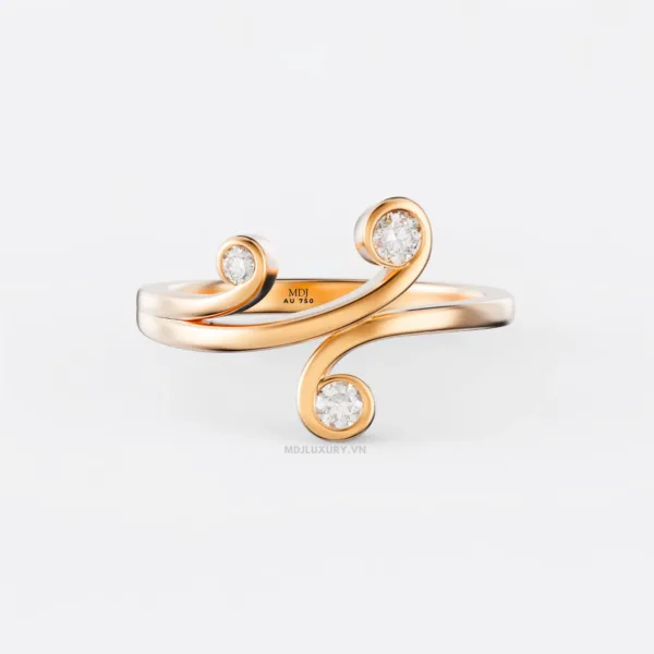 Nhẫn Nữ Vàng 18K - Nhẫn Nữ đẹp NNU61