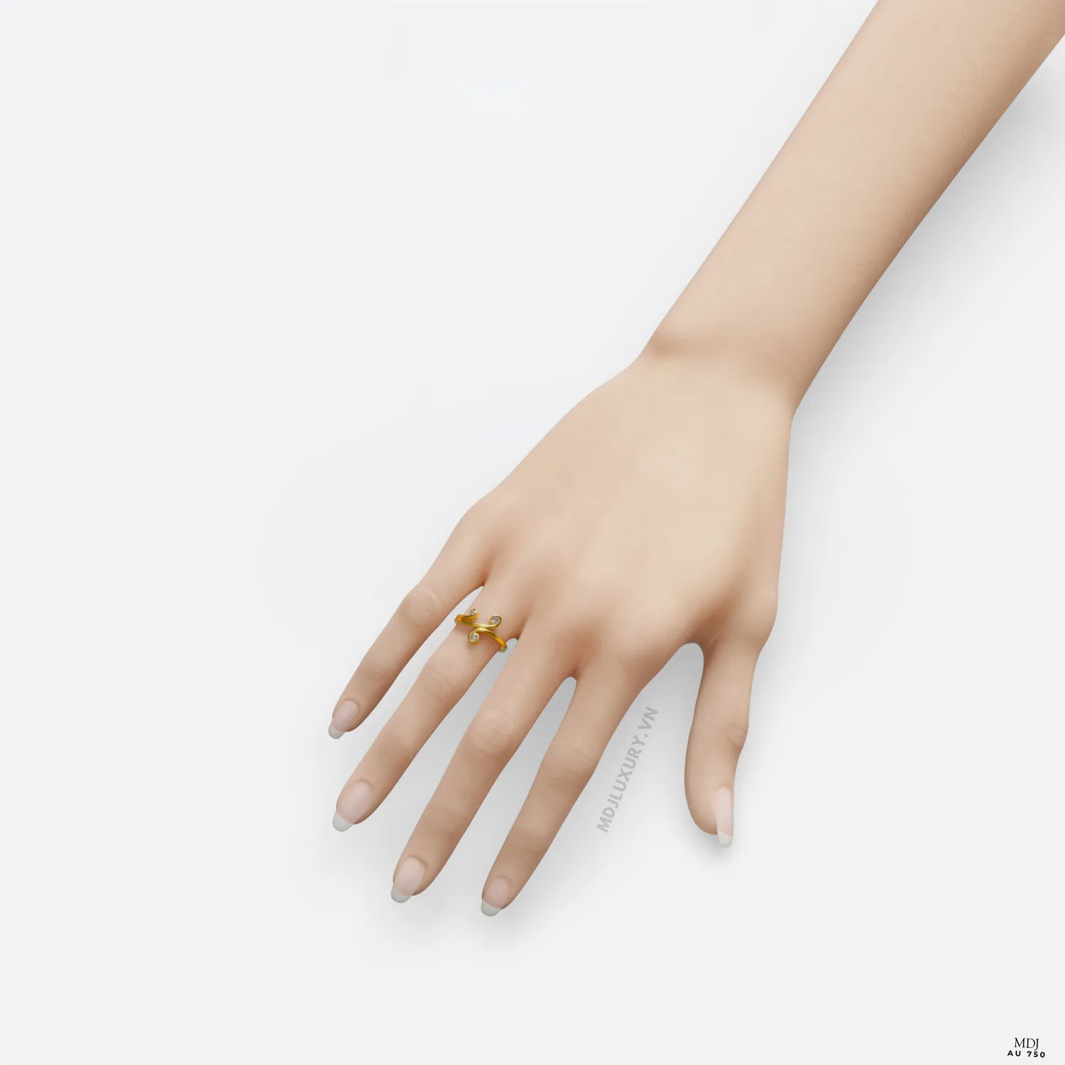 Nhẫn Nữ Vàng 18K - Nhẫn Nữ đẹp NNU61