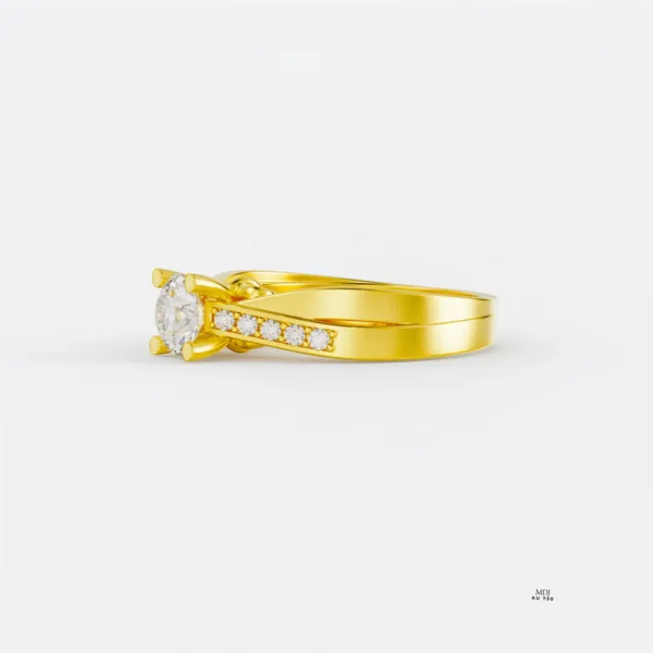 Nhẫn vàng nữ 18k cao cấp nnu09