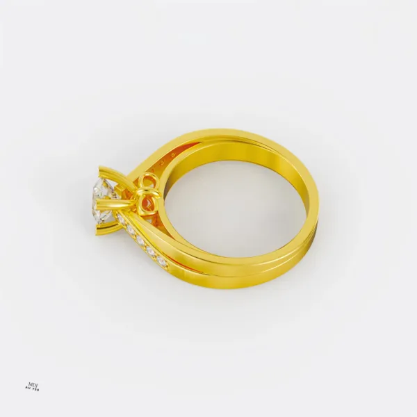 Nhẫn vàng nữ 18k cao cấp nnu09