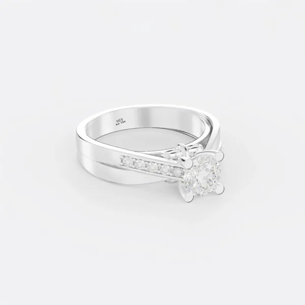 Nhẫn vàng nữ 18k cao cấp nnu09