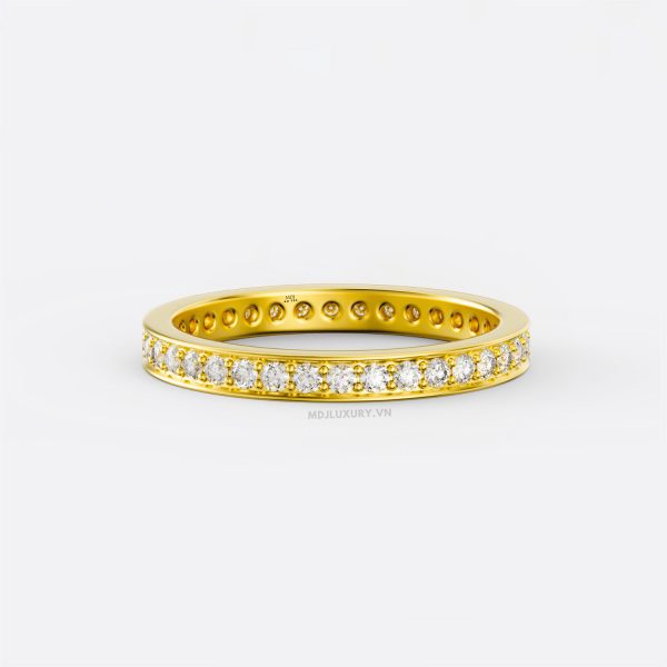 Nhẫn Nữ Vàng Trắng MDJ NNU148