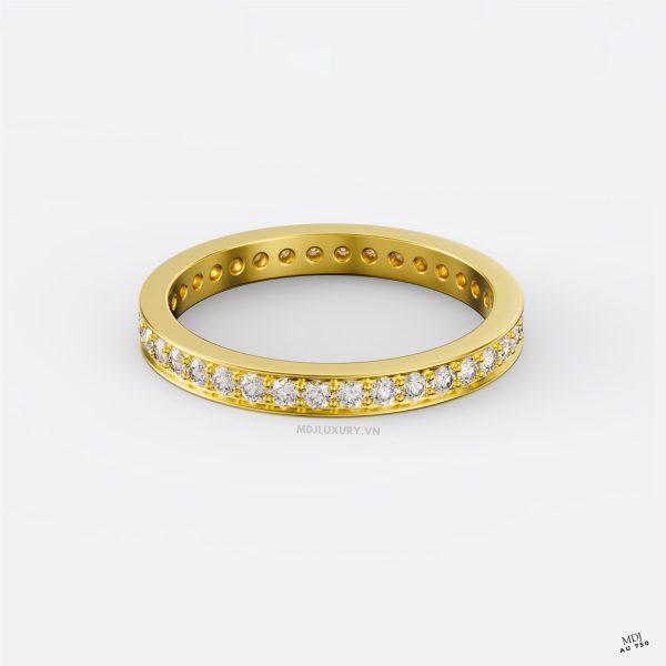 Nhẫn Nữ Vàng Trắng MDJ NNU148