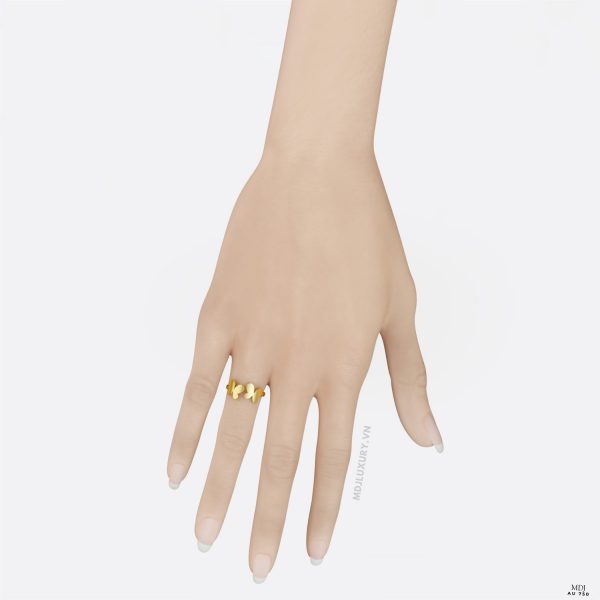 Nhẫn Nữ Cánh Bướm NNU166