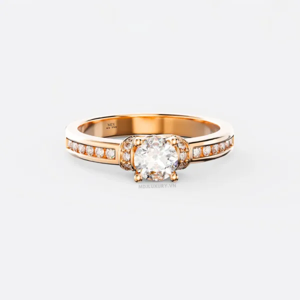 Nhẫn Vàng Nữ 18K Hà Nội Cao Cấp NNU173