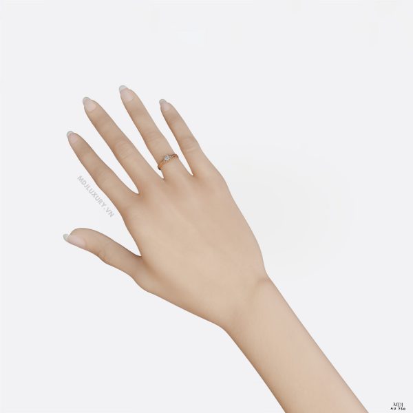 Nhẫn Vàng Nữ 18K Hà Nội Cao Cấp NNU173