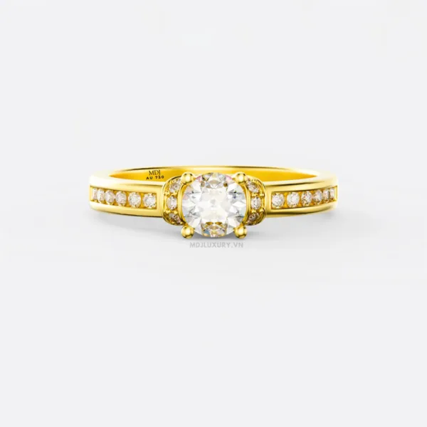 Nhẫn Vàng Nữ 18K Hà Nội Cao Cấp NNU173
