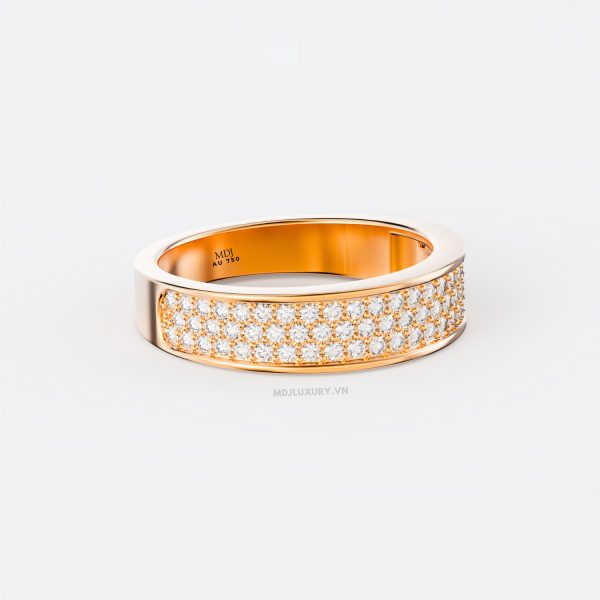 Nhẫn Vàng Nữ Cao Cấp Đính Kim Cương NNU191
