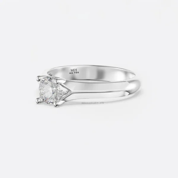 Nhẫn Nữ Vàng 14K Kim Cương Thiên Nhiên NNU48